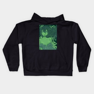 Green Girl Kids Hoodie